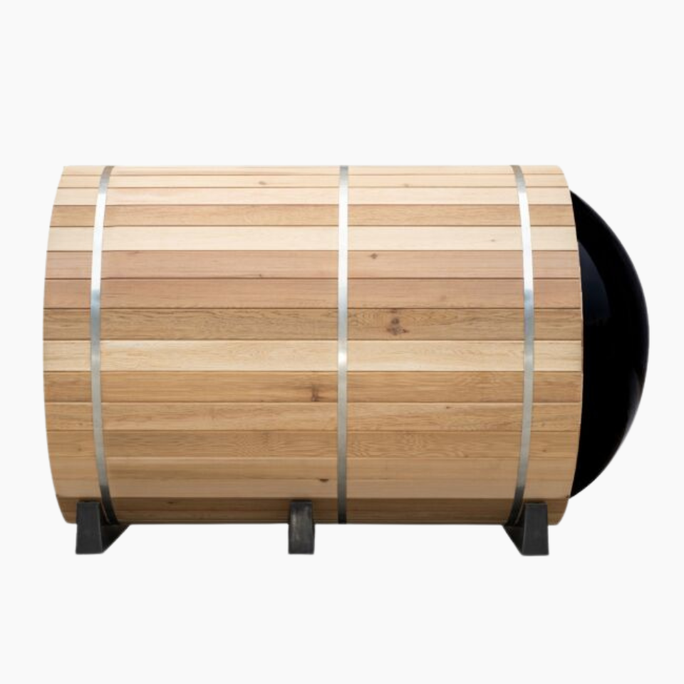 FONTEYN 2 PERSON BARREL SAUNA 4 FT. | RUSTIC