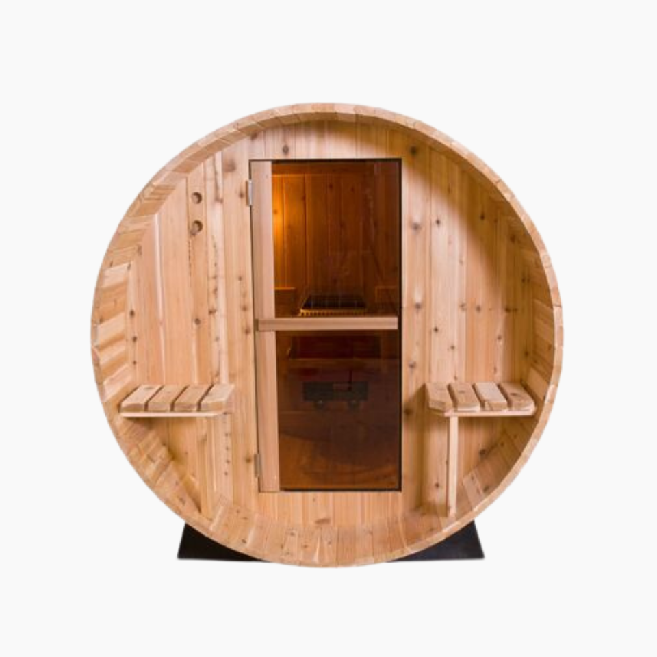 FONTEYN 6 PERSON BARREL SAUNA 7+1 FT. | RUSTIC