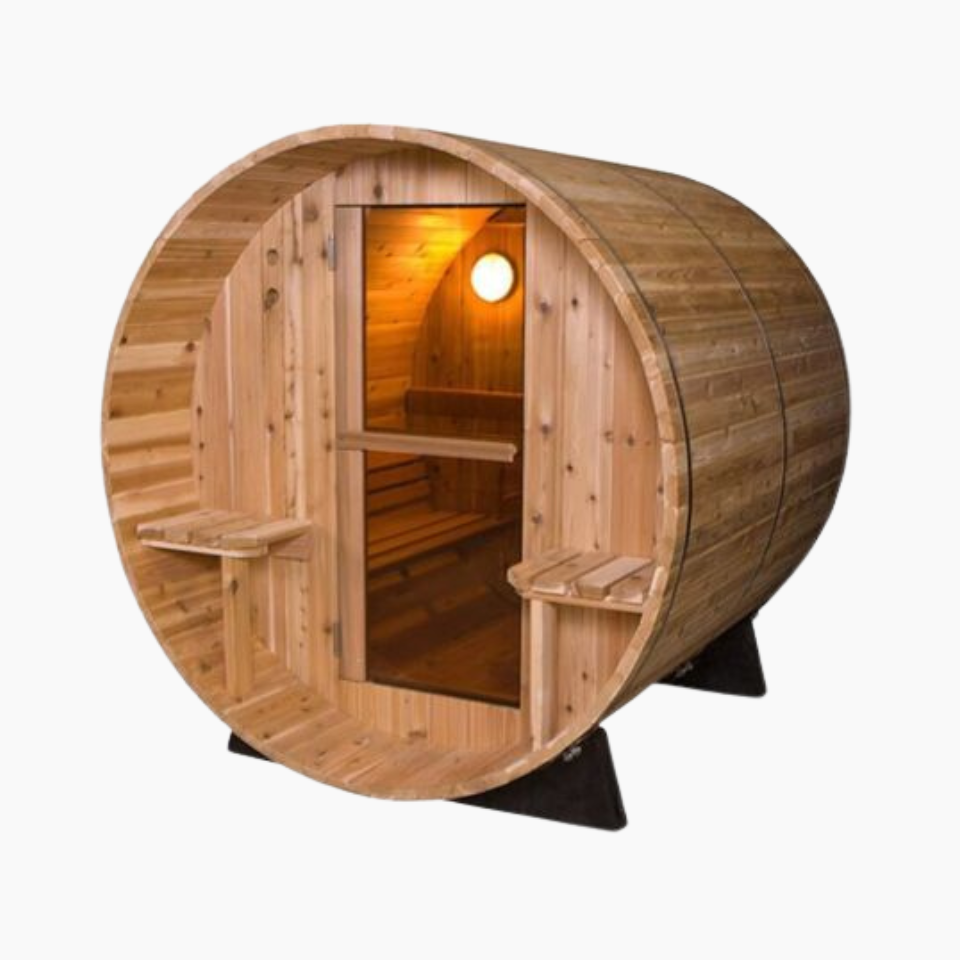 FONTEYN 6 PERSON BARREL SAUNA 7+1 FT. | RUSTIC