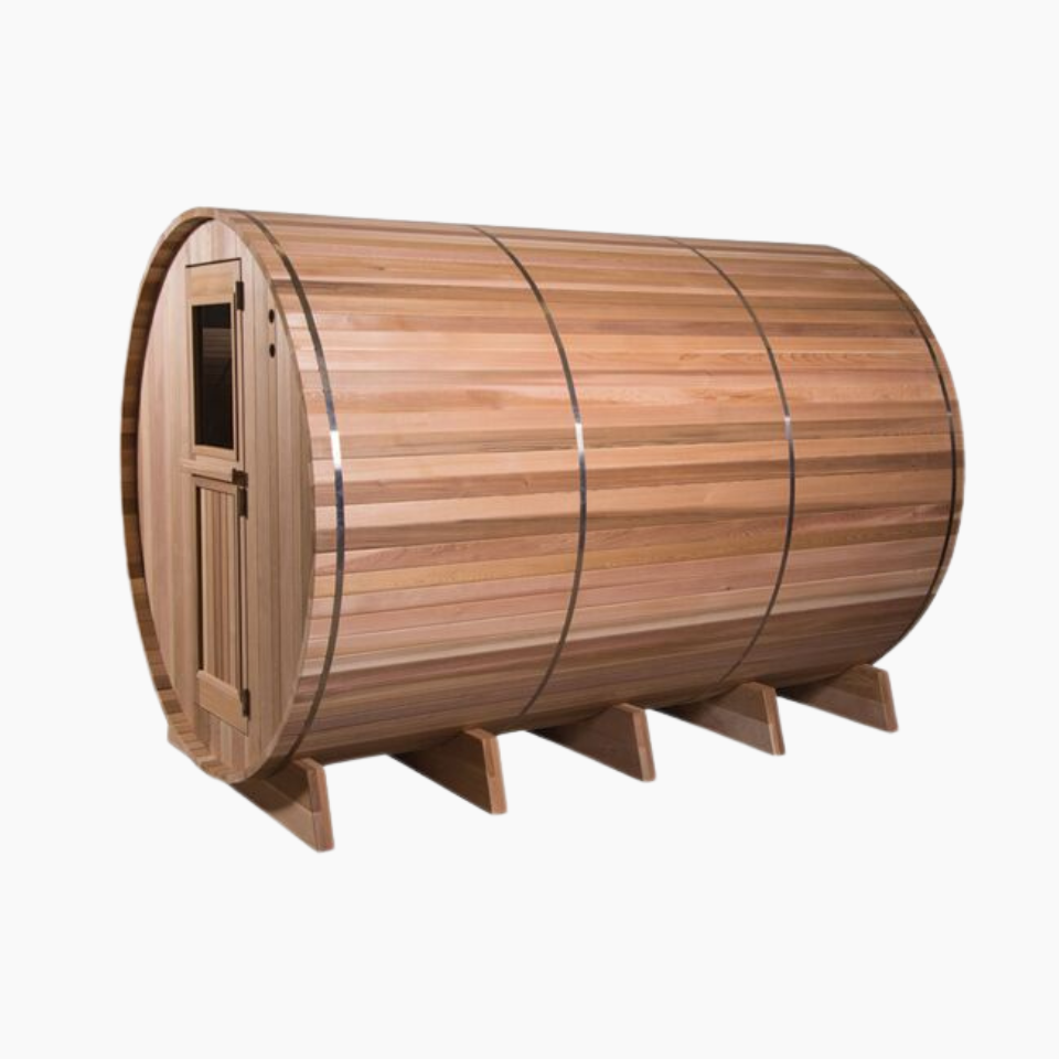 FONTEYN BARREL SAUNA 7+3 FT. GRANDVIEW | RUSTIC