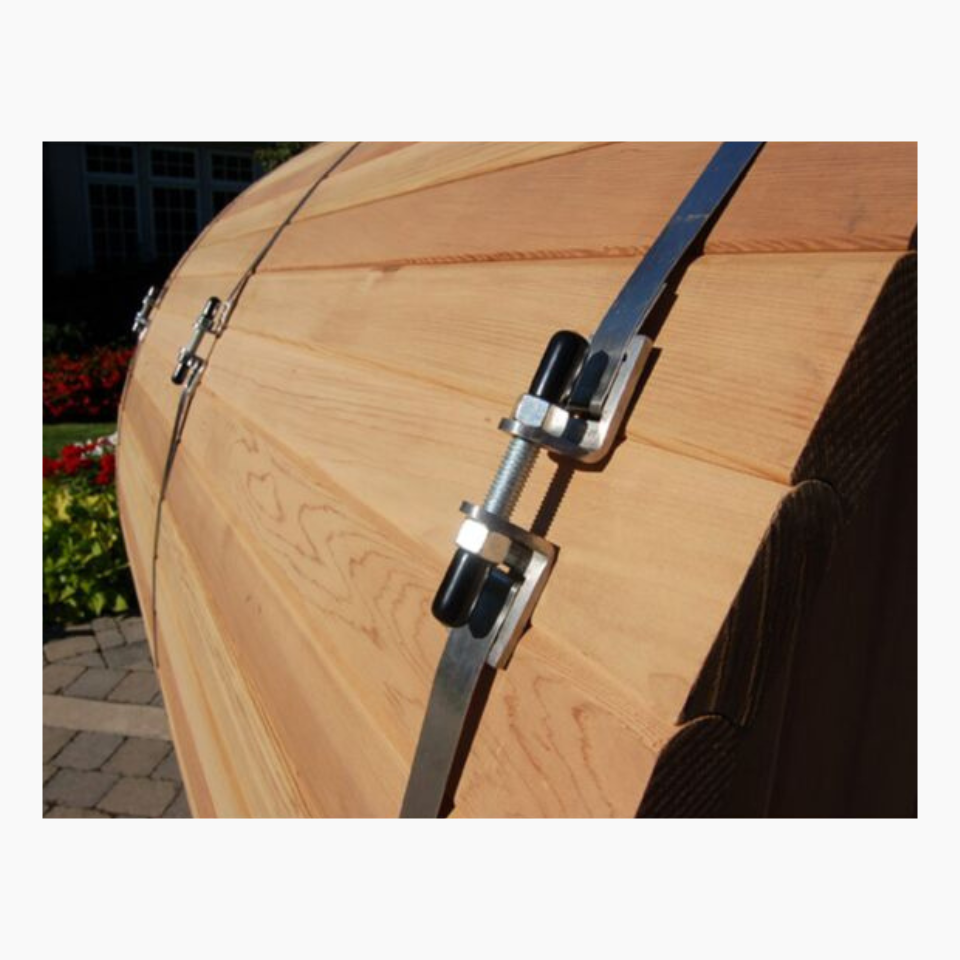 FONTEYN BARREL SAUNA 7+3 FT. GRANDVIEW | RUSTIC